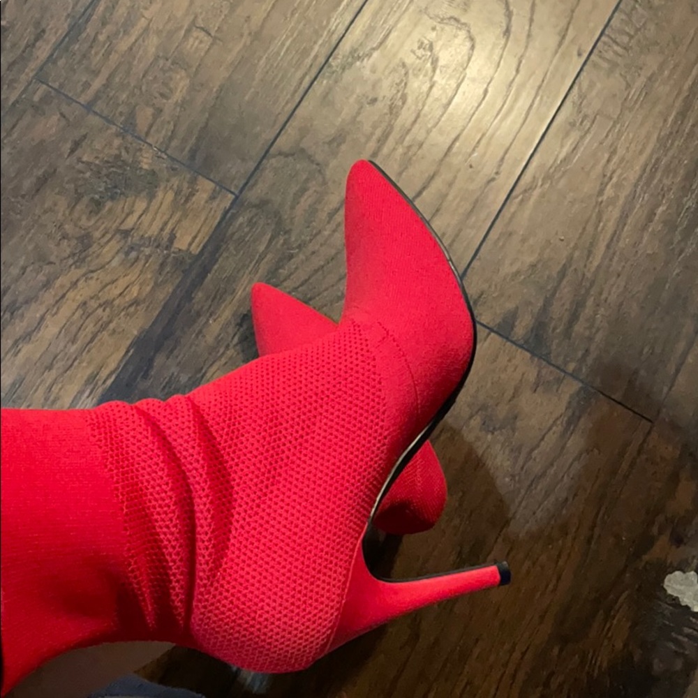 Red boots